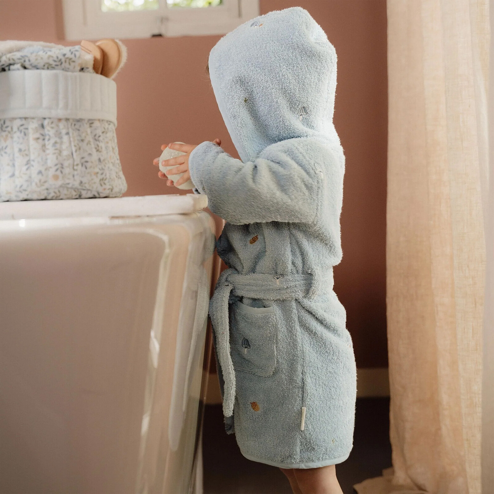 Peignoir Forest Friends Blue - 3/4 Ans Little Dutch