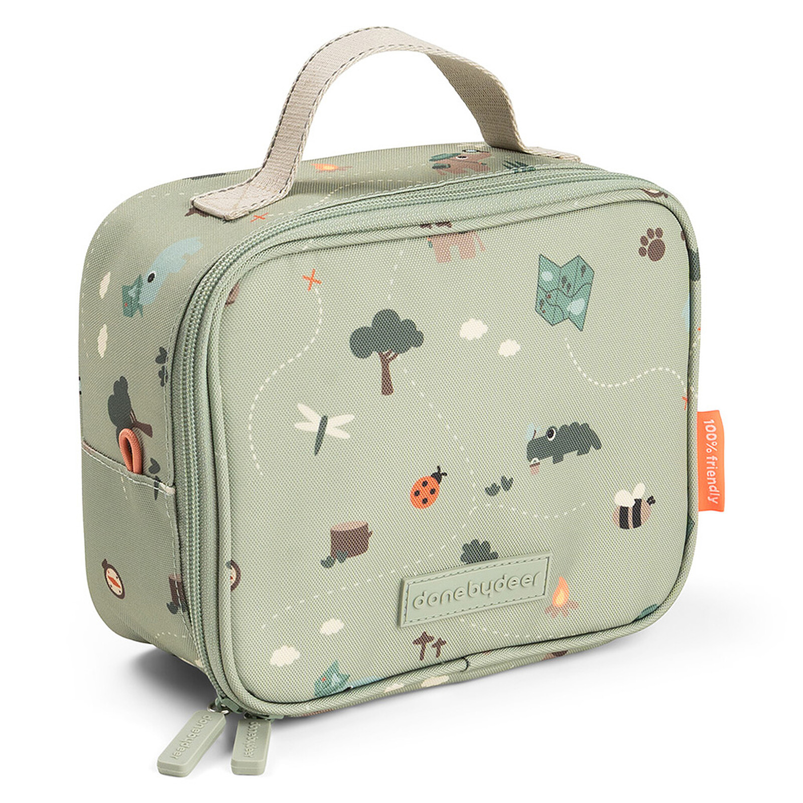 Lunch Bag Isotherme - Tiny Trails Vert Done by Deer