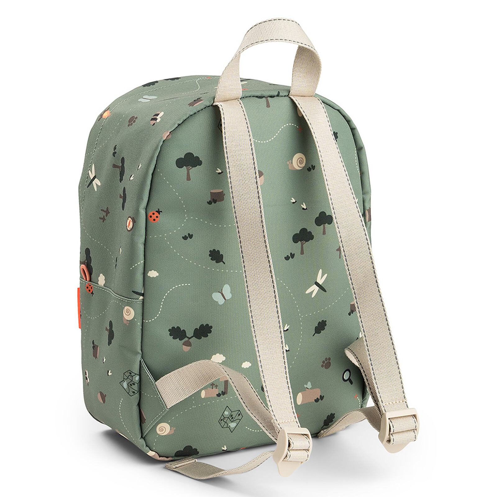 Grand Sac à Dos Enfant - Tiny Trails Vert Done by Deer