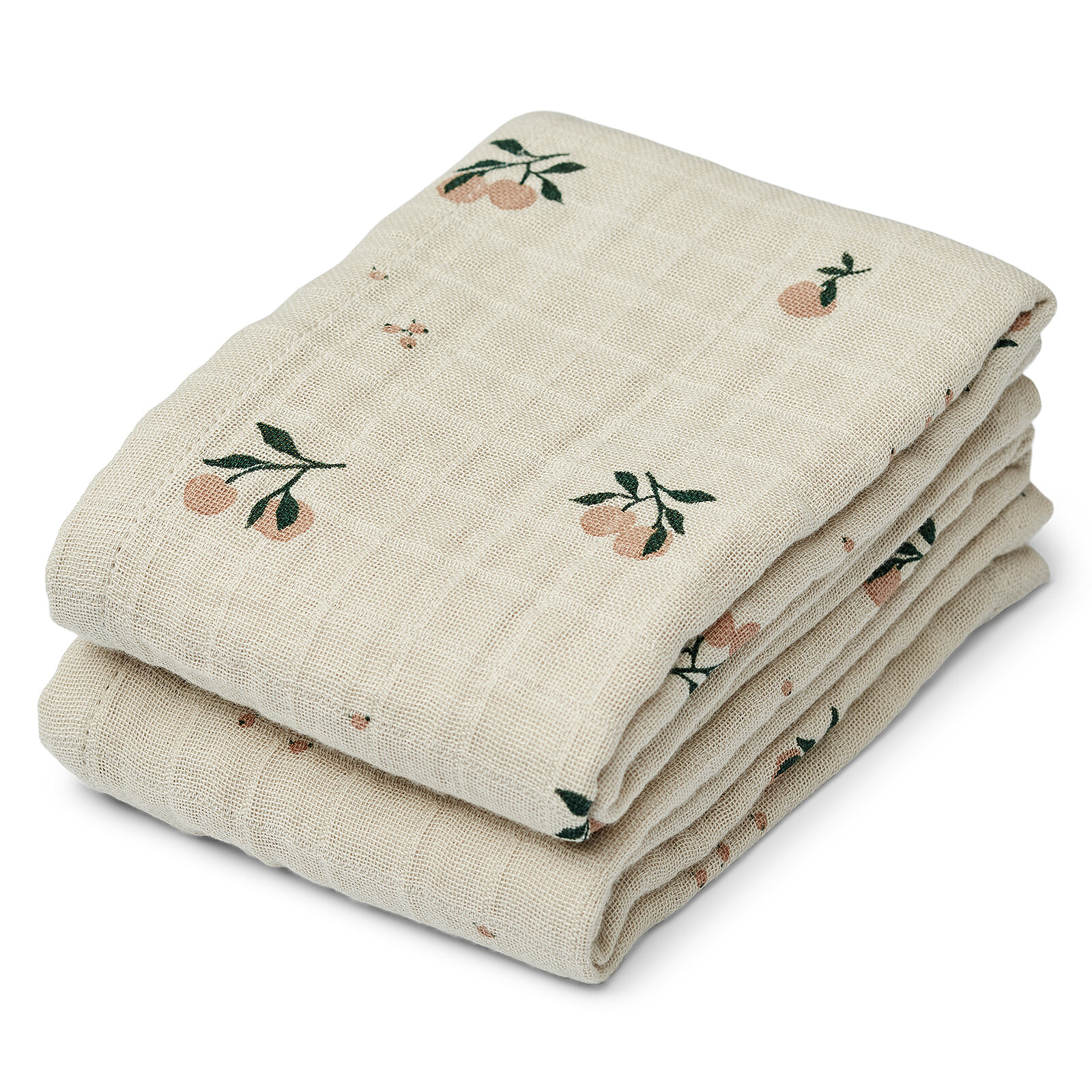 Lot de 2 Langes Lewis - Peach Sea Shell (Liewood) - Couverture