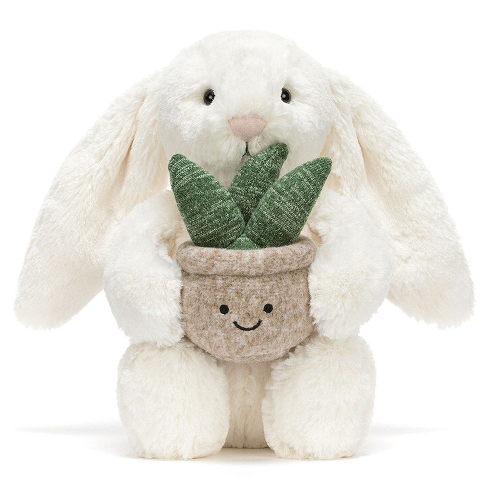 Bashful Bunny With Plant Jellycat