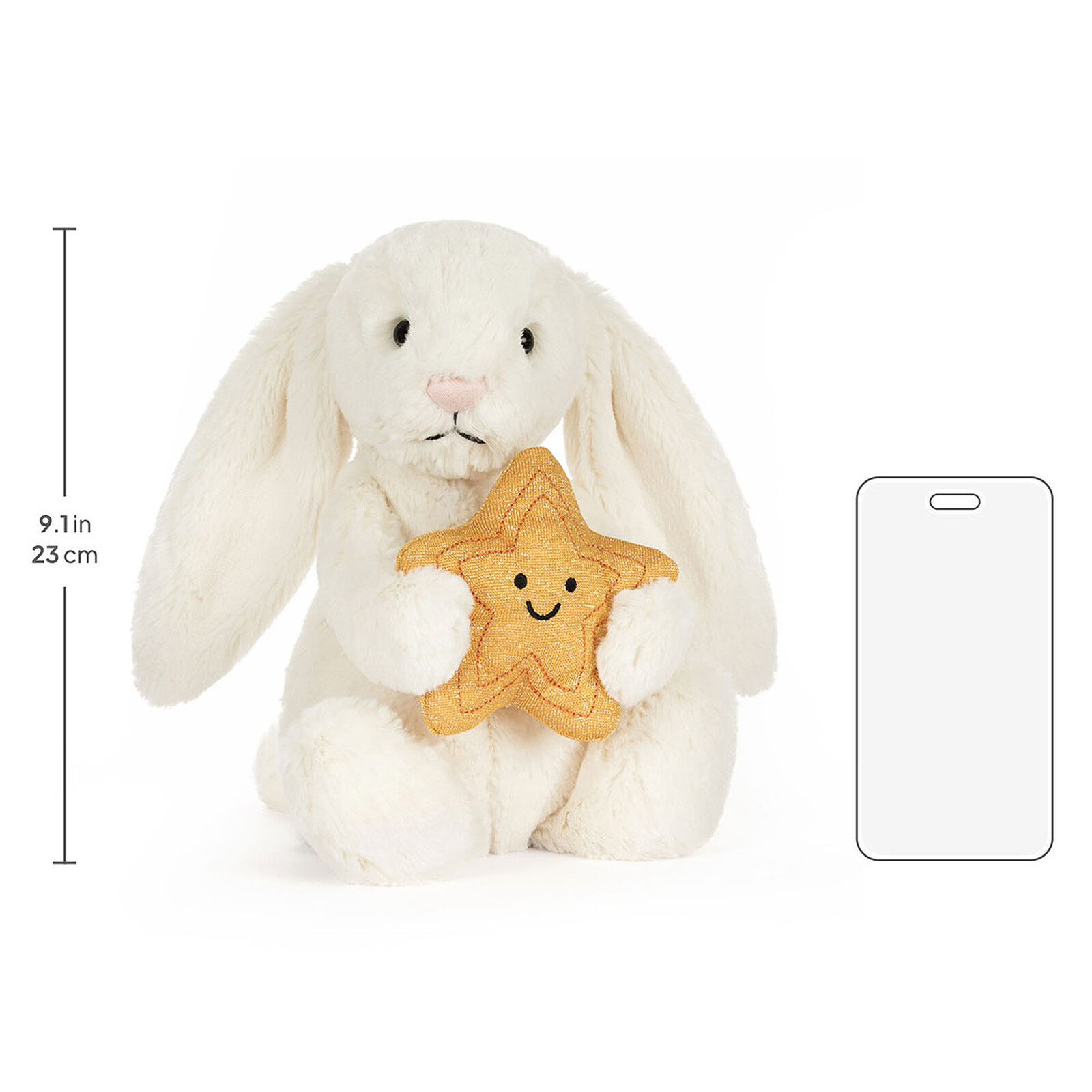 Bashful Bunny With Star  pas cher