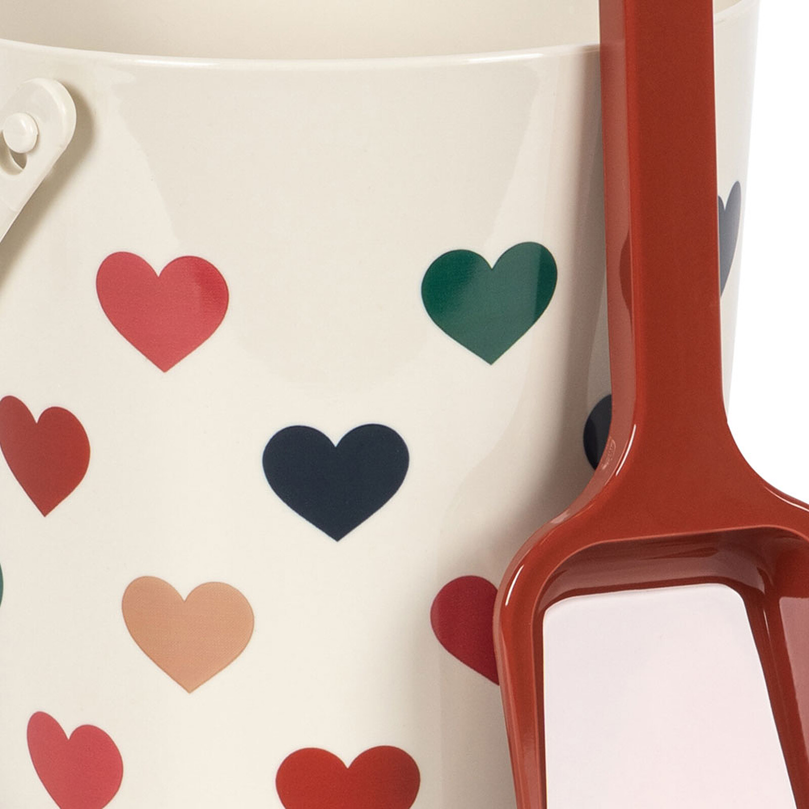 Seau et Pelle de Plage - Bon Coeur Coloré Konges Sløjd