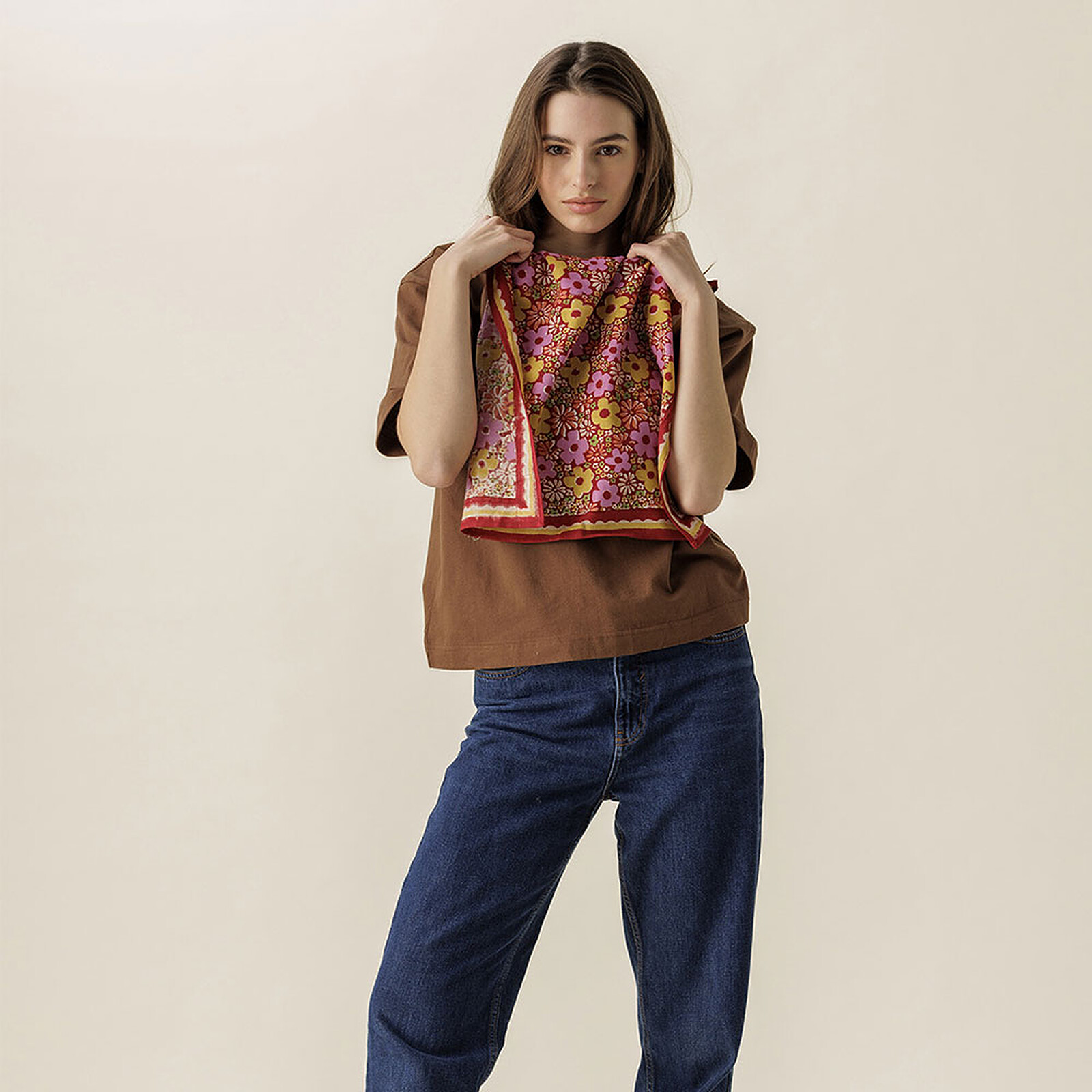 Avis Small Foulard Manika Janie - Dahlia