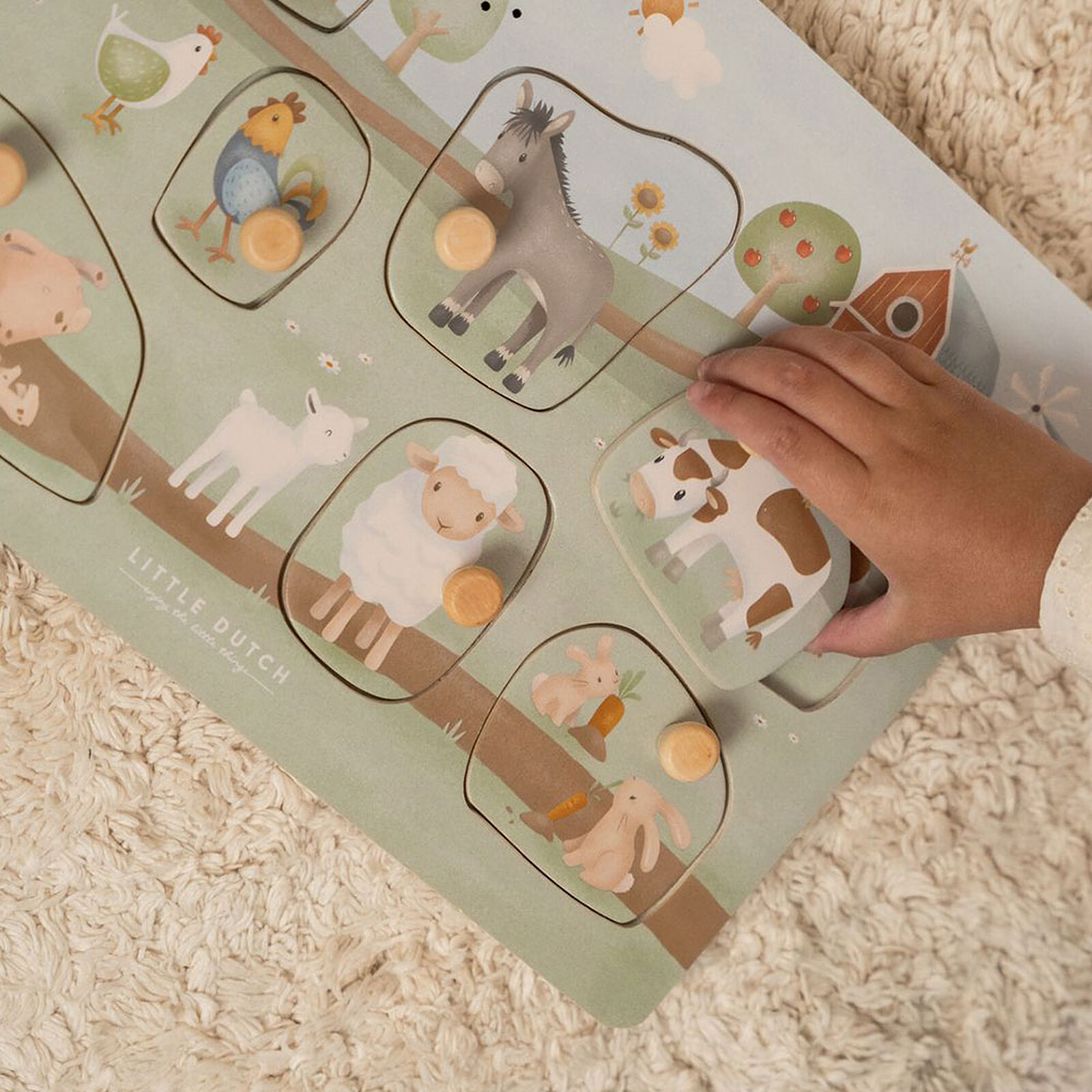 Avis Puzzle Sonore en Bois - Little Farm