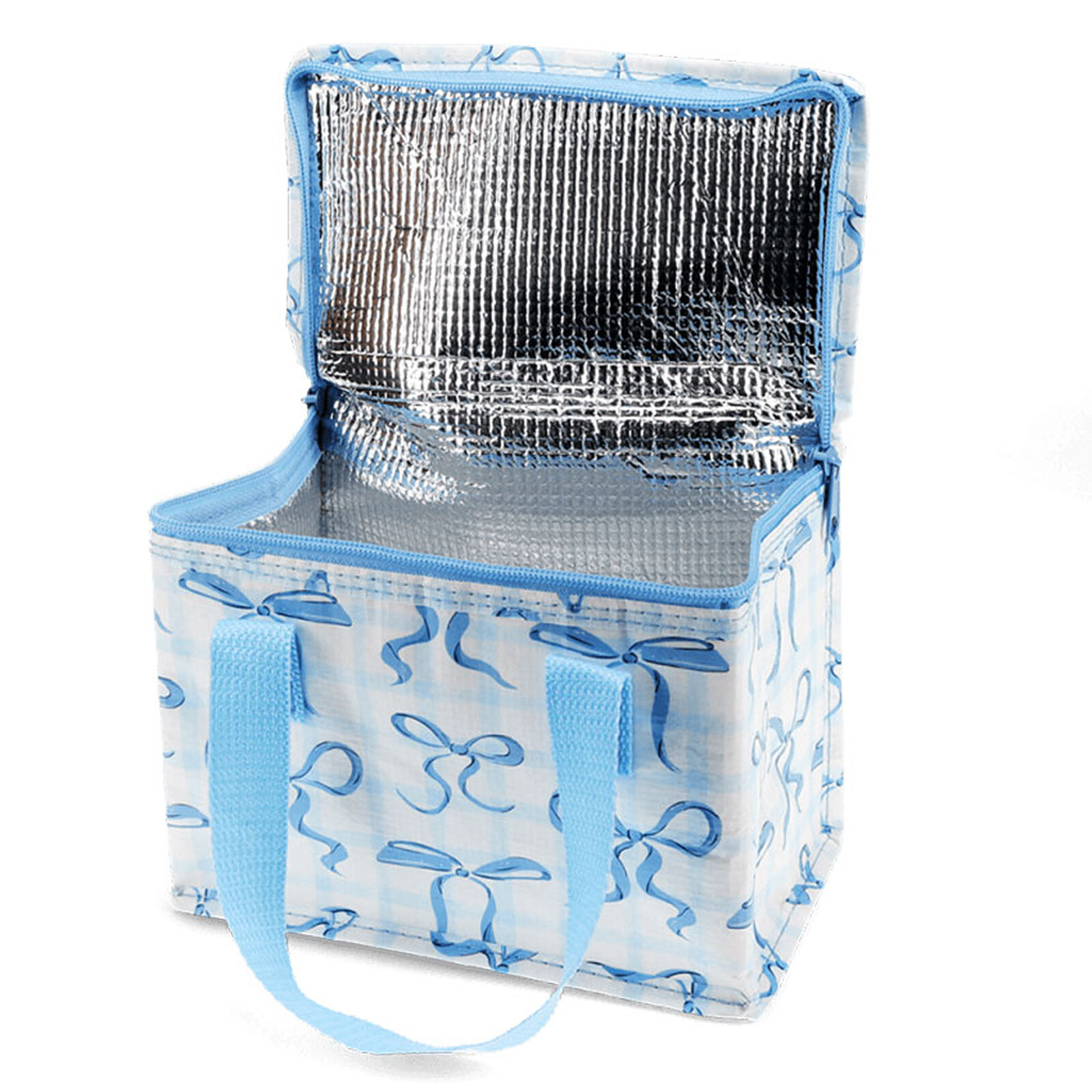 Lunch Bag - Blue Bows Rex London