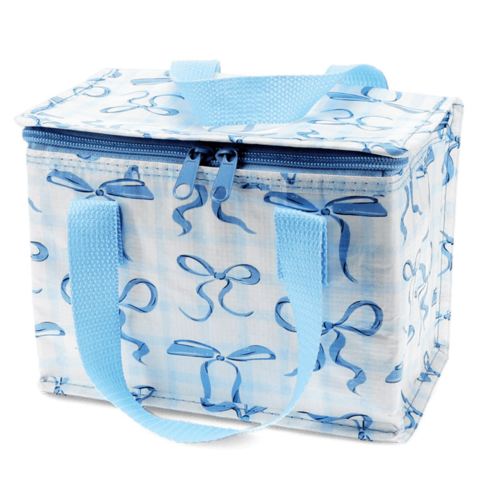 Lunch Bag - Blue Bows Rex London