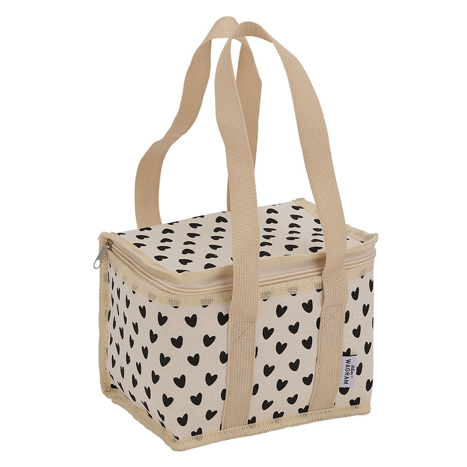 Sac Isotherme - Coeurs Ecru Atelier Wagram