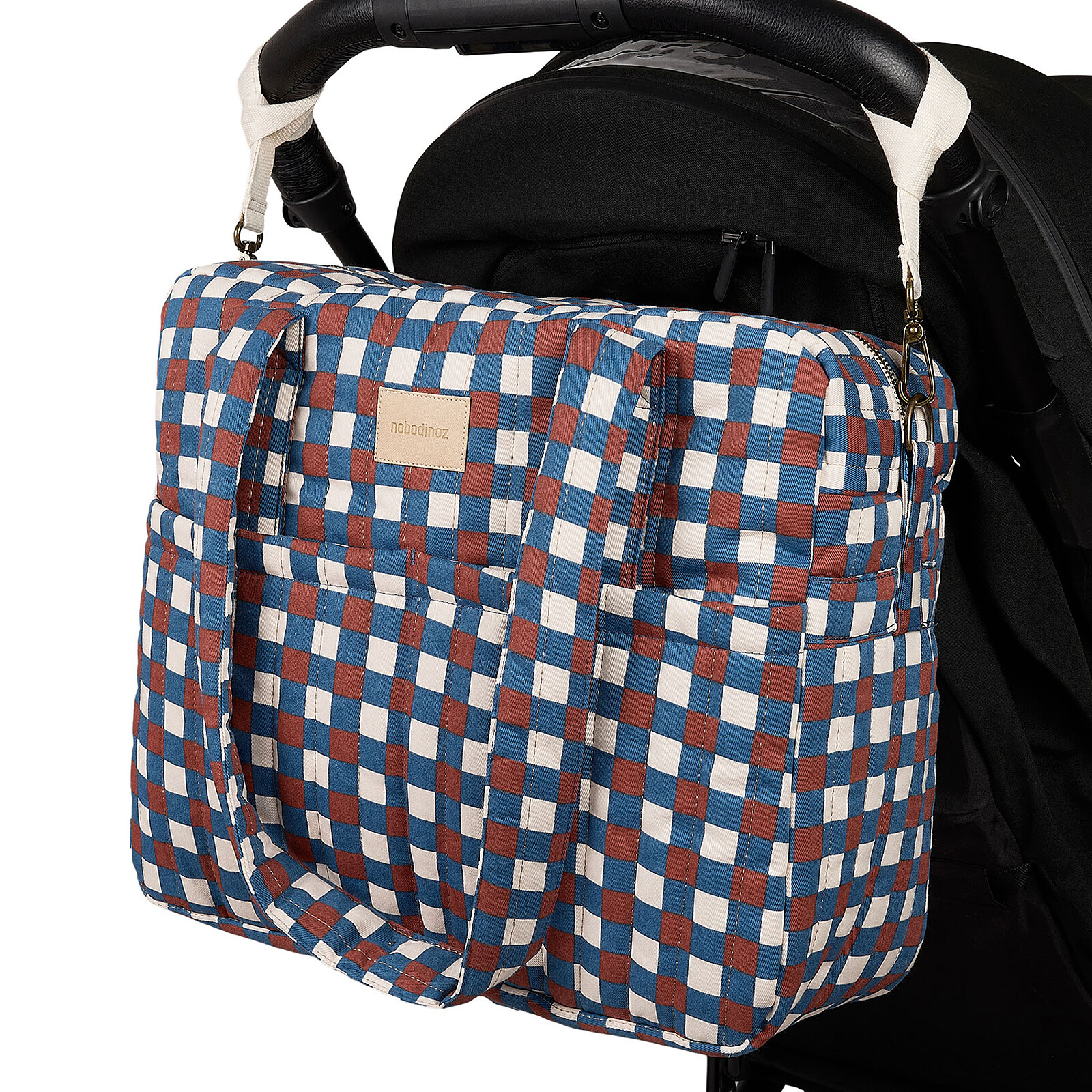 Avis Sac à Langer Hyde Park - Mosaïque Bleu et Rouge