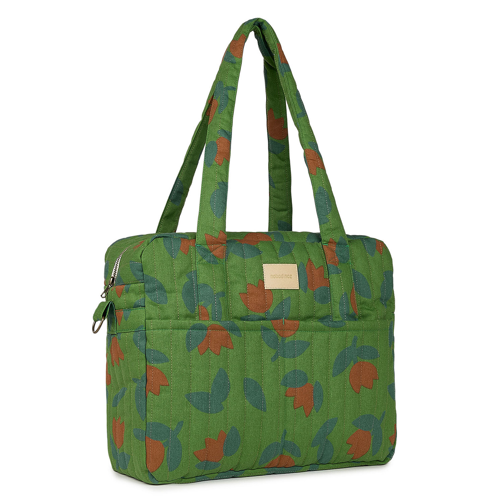 Sac à Langer Hyde Park - Green Tulips Nobodinoz