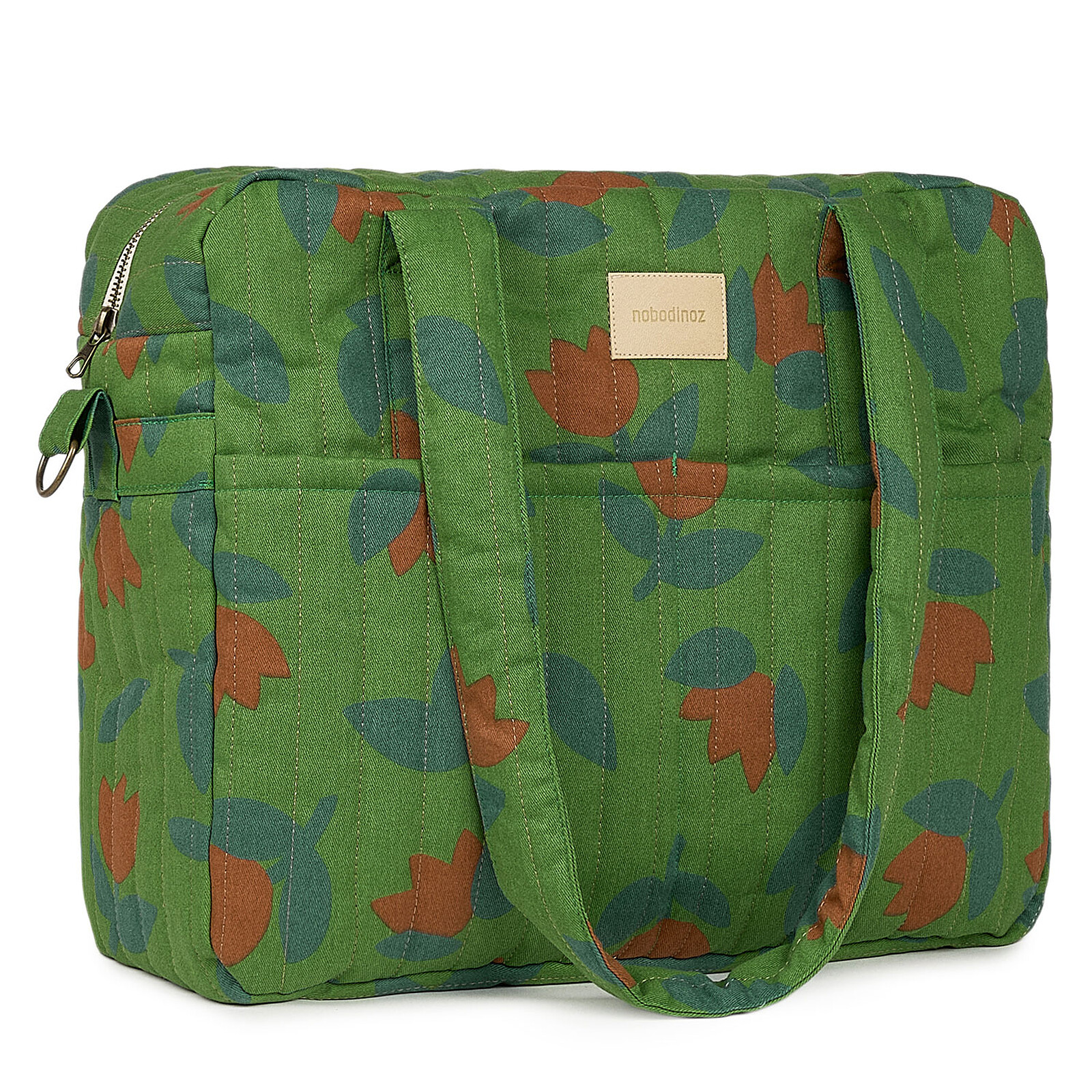 Sac à Langer Hyde Park - Green Tulips Nobodinoz