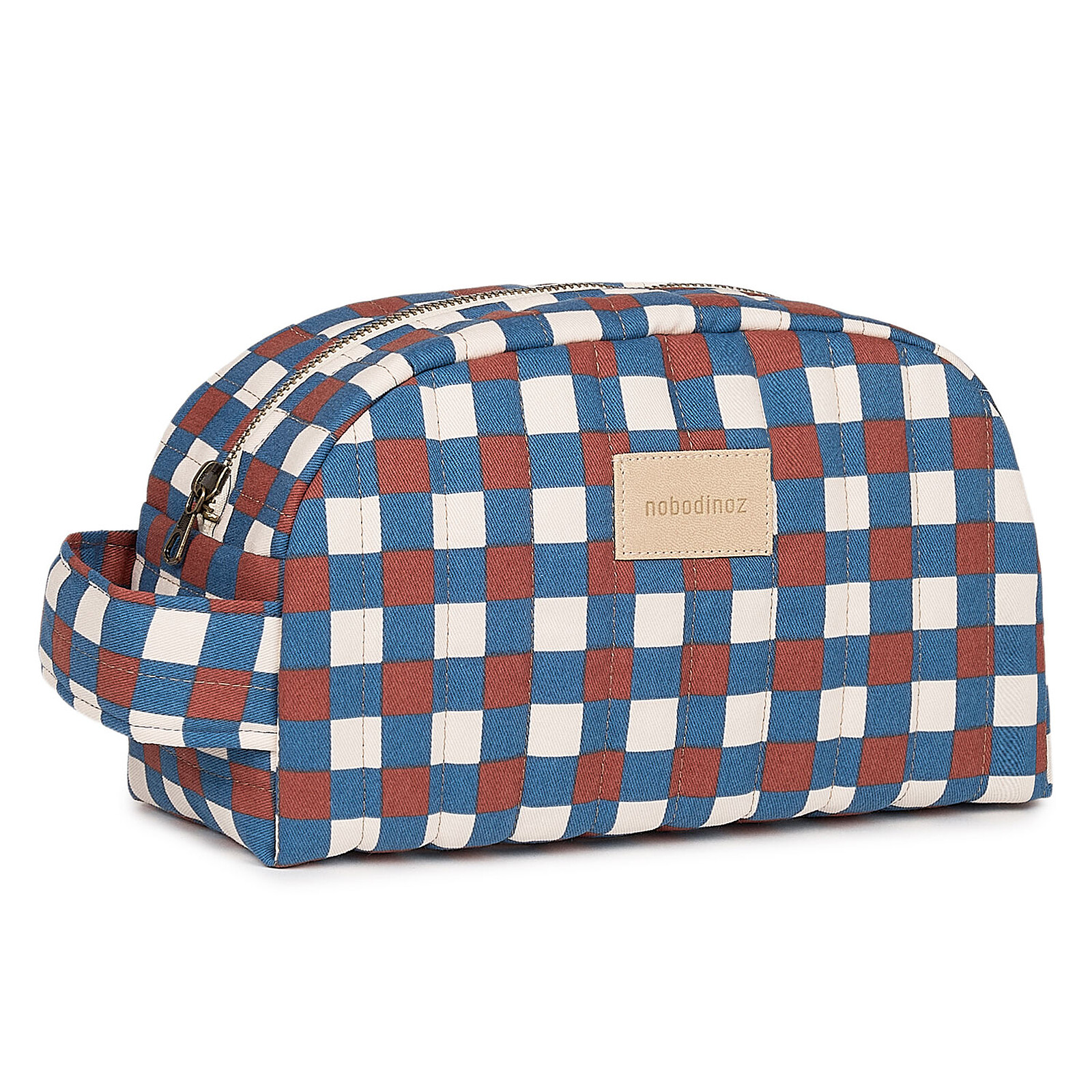 Trousse de Toilette Hyde Park - Mosaïque Bleu et Rouge Nobodinoz