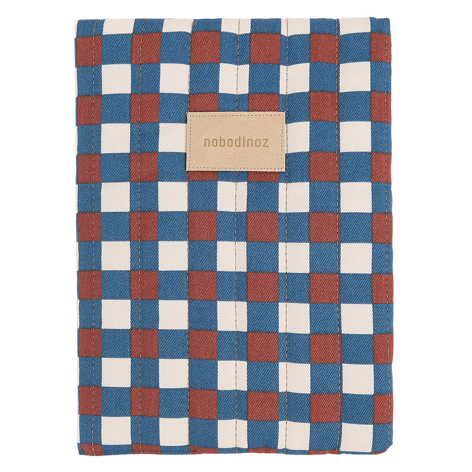 Protège-carnet de Santé Hyde Park - Mosaïque Bleu et Rouge Nobodinoz