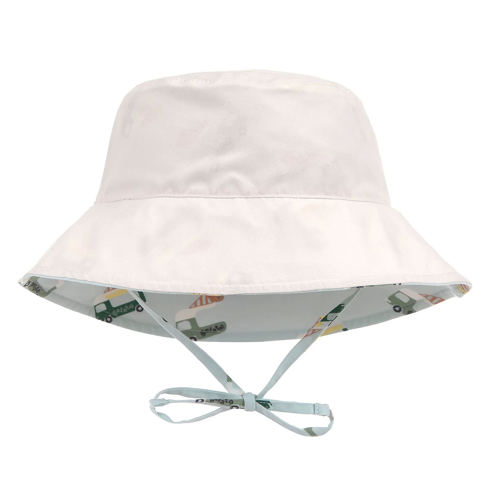 Chapeau Anti-UV Réversible Camion de Glace Illusion Bleu - 1/3 Ans LÄSSIG