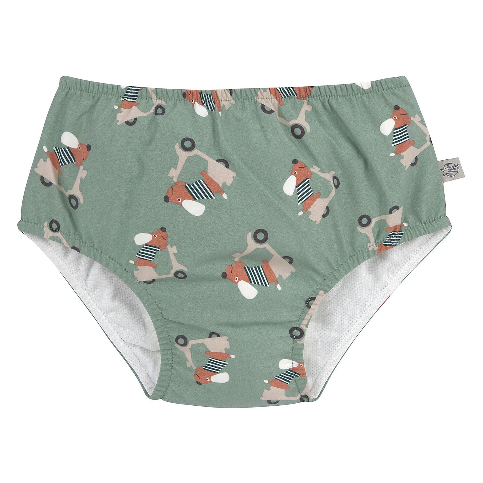 Maillot de Bain Couche Scooter Chien Vert - 3/6 Mois LÄSSIG