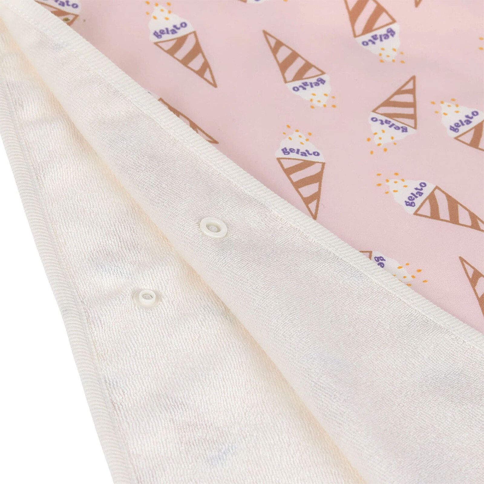 Achat Poncho de Plage Ice Cream Rose Pâle - 12/36 Mois  