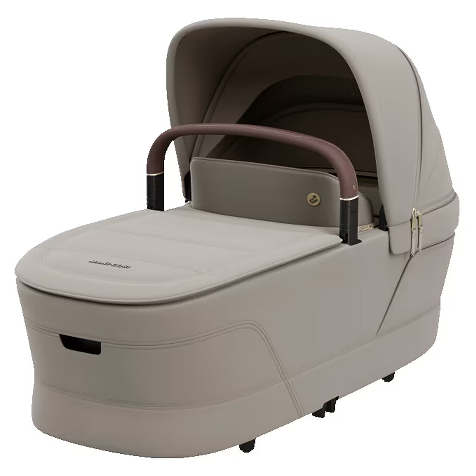 Poussette Trio Fame Cabin - Siège Auto Coral Slide Pro i-Size Groupe 0+ - Nacelle Fame Cabin - Sangle de Transport Coral Slide Pro - Adaptateur Fame Coral Slide Pro - Saphire Sand Maxi-Cosi