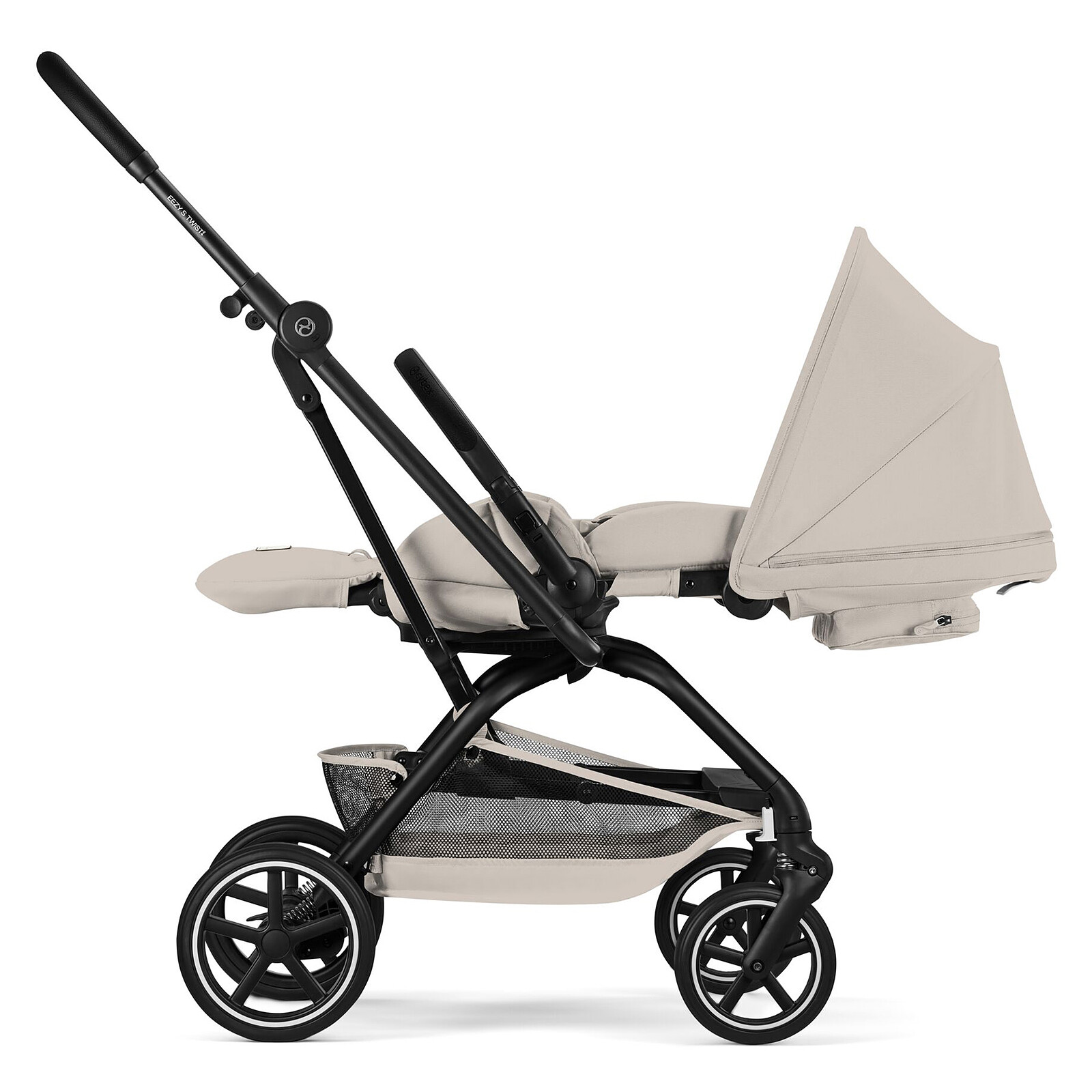 Poussette Compacte Eezy S Twist+2 Châssis Black - Dune Grey Cybex