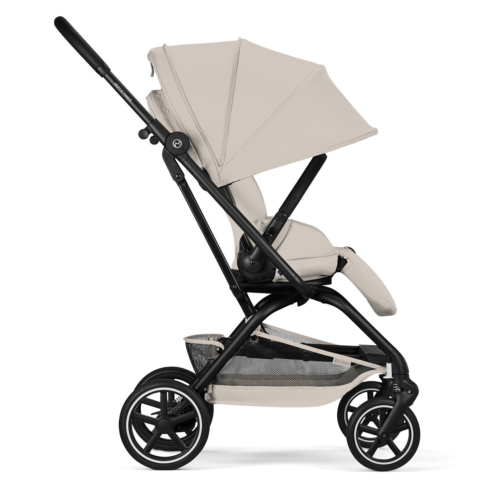 Achat Poussette Compacte Eezy S Twist+2 Châssis Black - Dune Grey