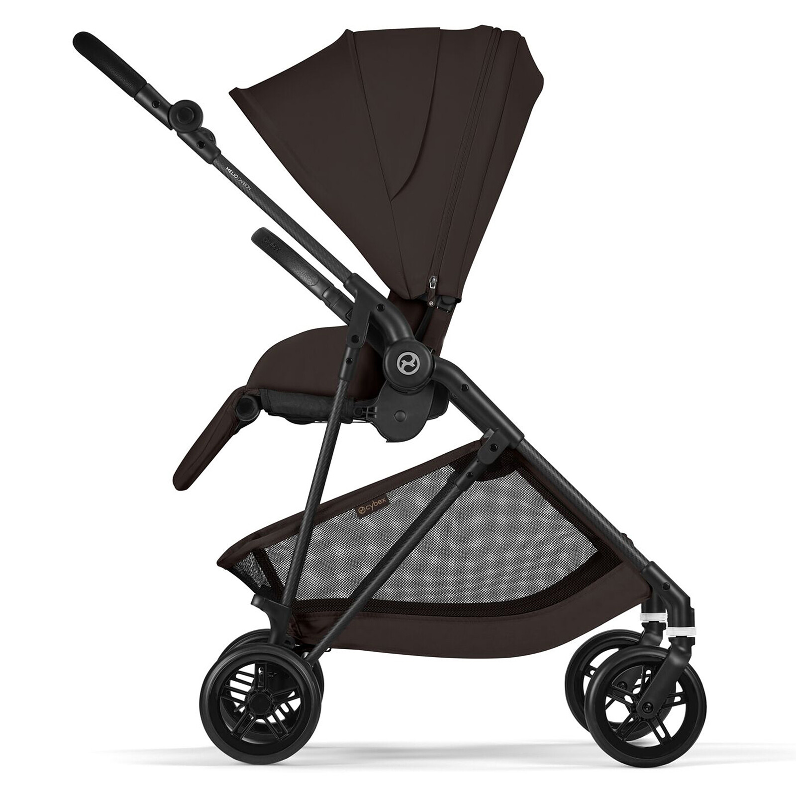 Poussette Citadine Melio 2026 Châssis Carbon - Chocolate Brown Cybex