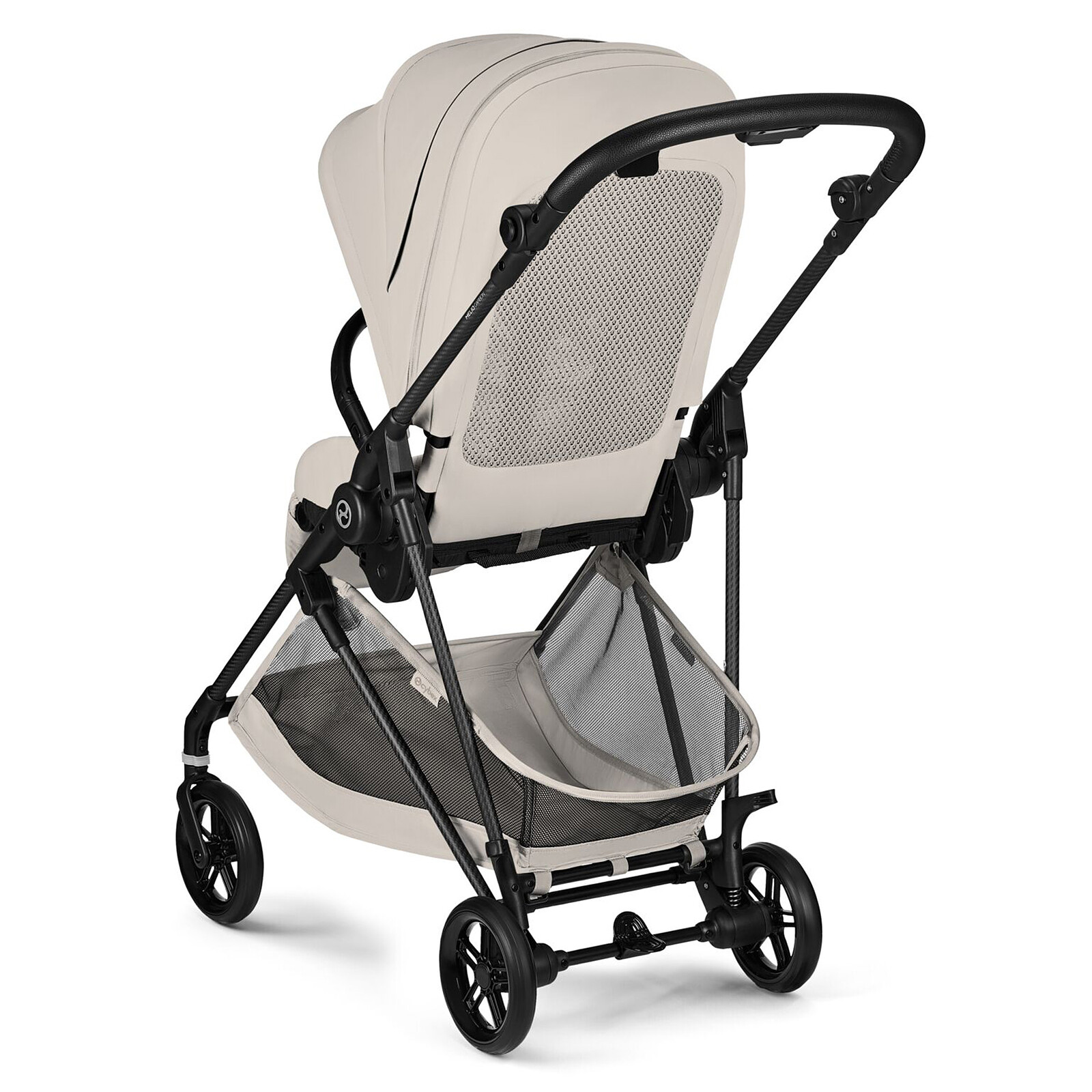 Poussette Citadine Melio 2026 Châssis Carbon - Dune Grey pas cher