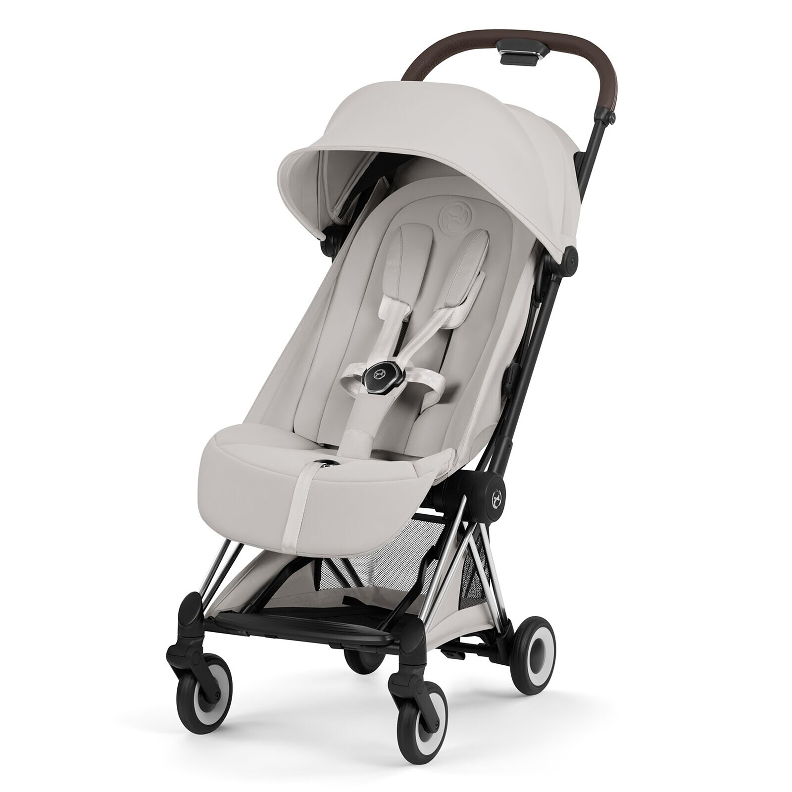 Poussette Ultra-compacte Coyä Style Châssis Chrome Brown - City Grey Cybex