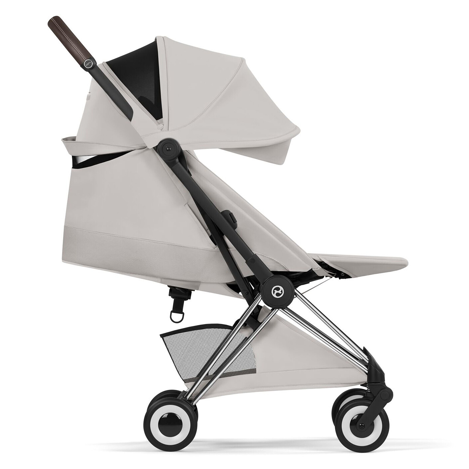 Poussette Ultra-compacte Coyä Style Châssis Chrome Brown - City Grey Cybex