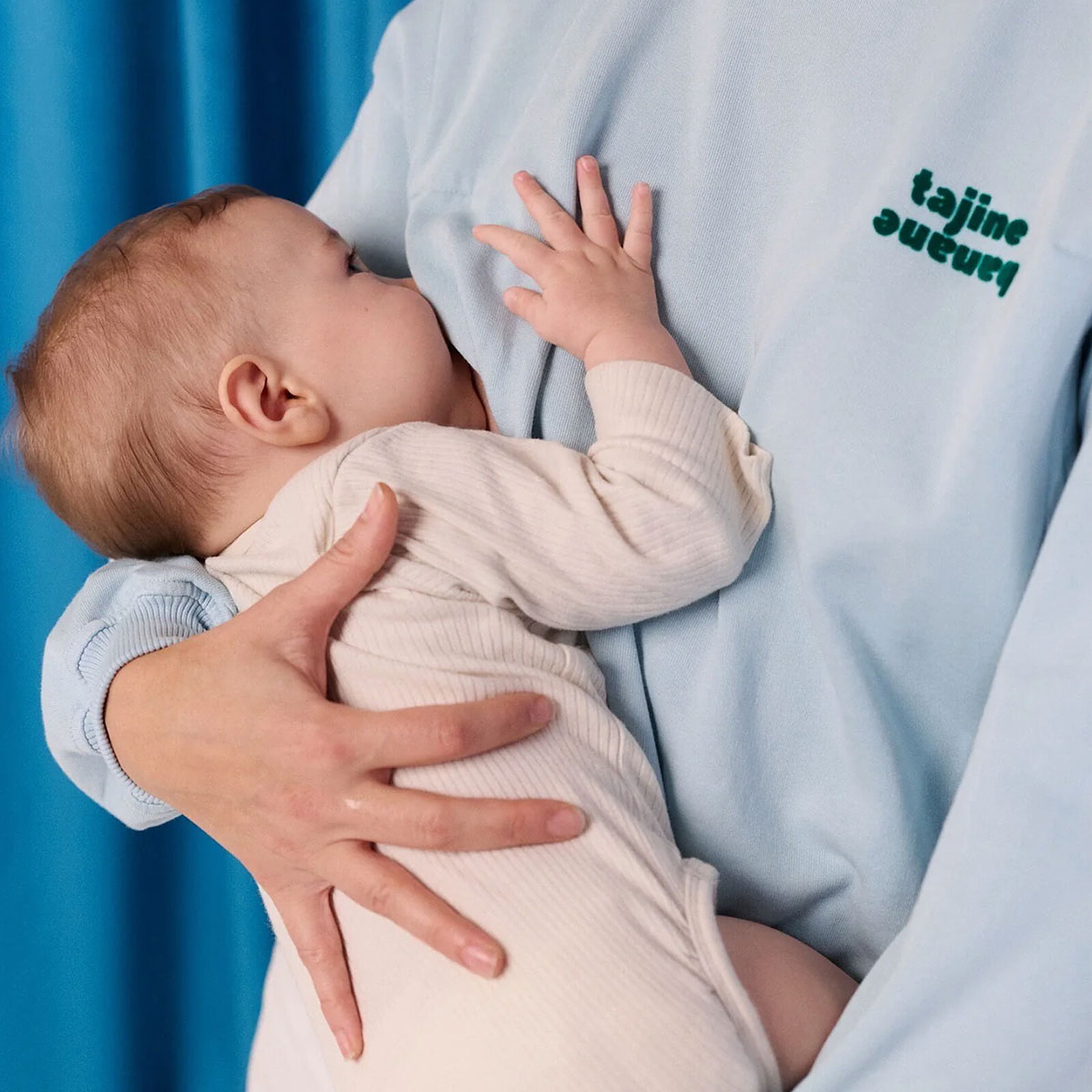 Sweat d'Allaitement La P'allaite Bleu Ciel - L Tajinebanane