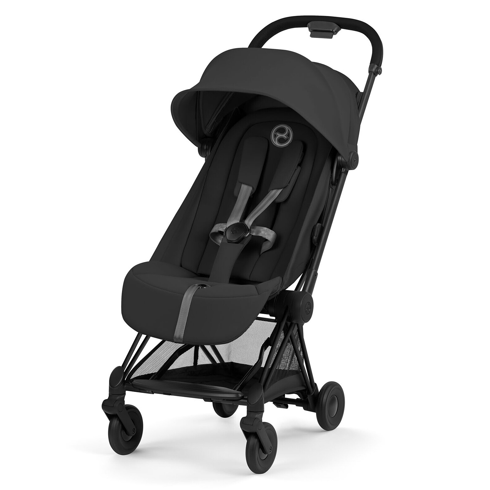 Poussette Ultra-compacte Coyä Confort Châssis Matt Black - Sepia Black Cybex