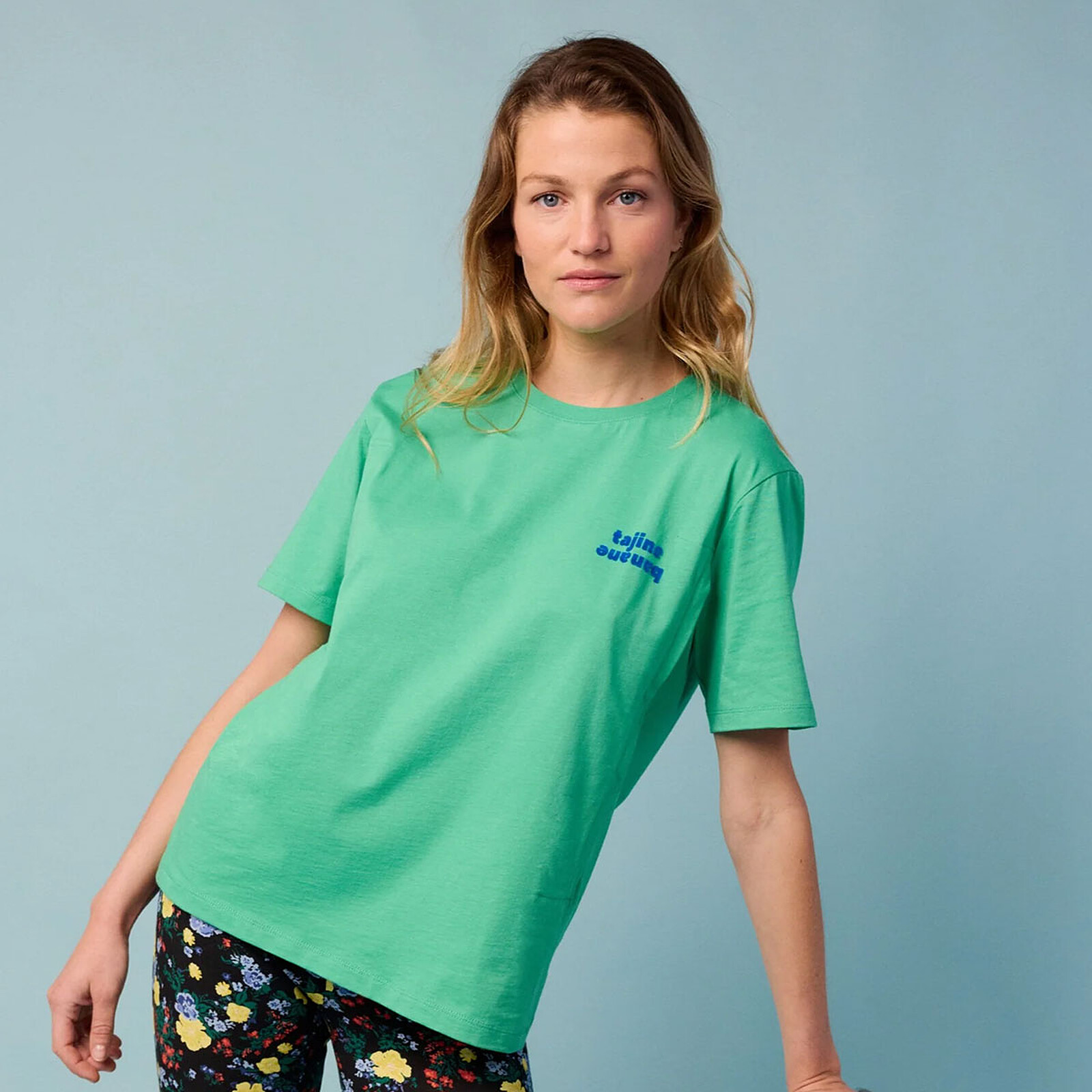 T-shirt d'Allaitement La P'allaite Menthe - L Tajinebanane