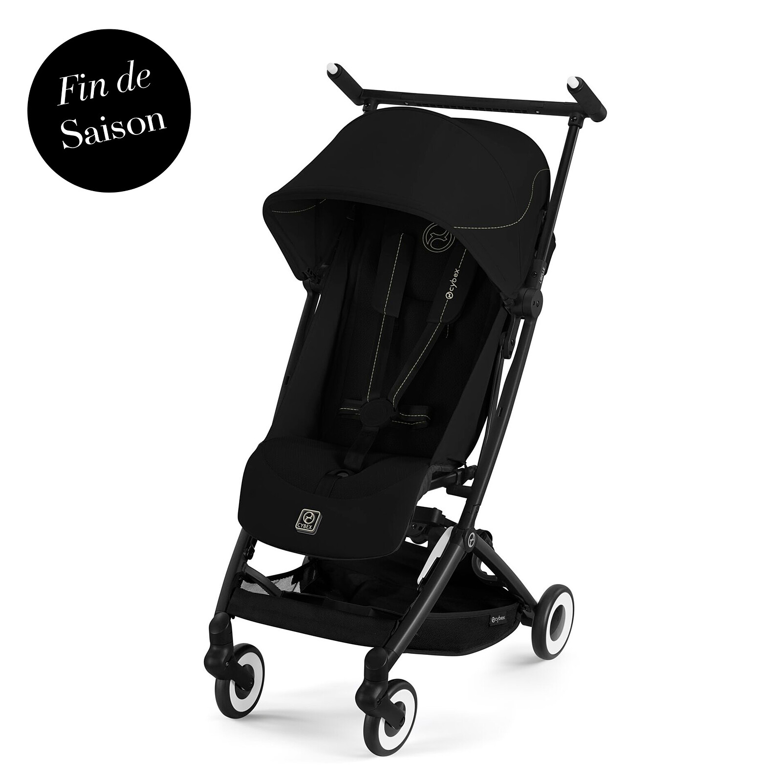 Poussette Ultra-compacte Libelle Châssis Black - Magic Black Cybex