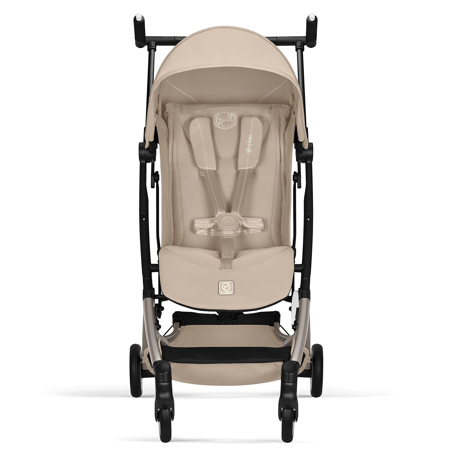 Avis Poussette Ultra-compacte Libelle 2026 Châssis Taupe - Almond Beige