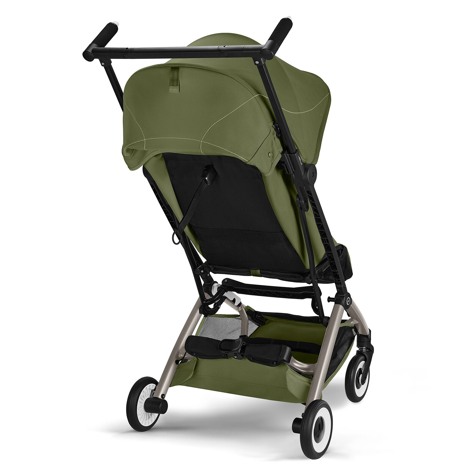 Poussette Ultra-compacte Libelle 2026 Châssis Taupe - Moss Green Cybex