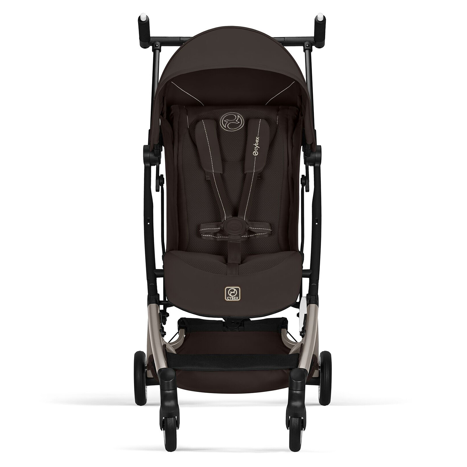 Avis Poussette Ultra-compacte Libelle 2026 Châssis Taupe - Chocolate Brown