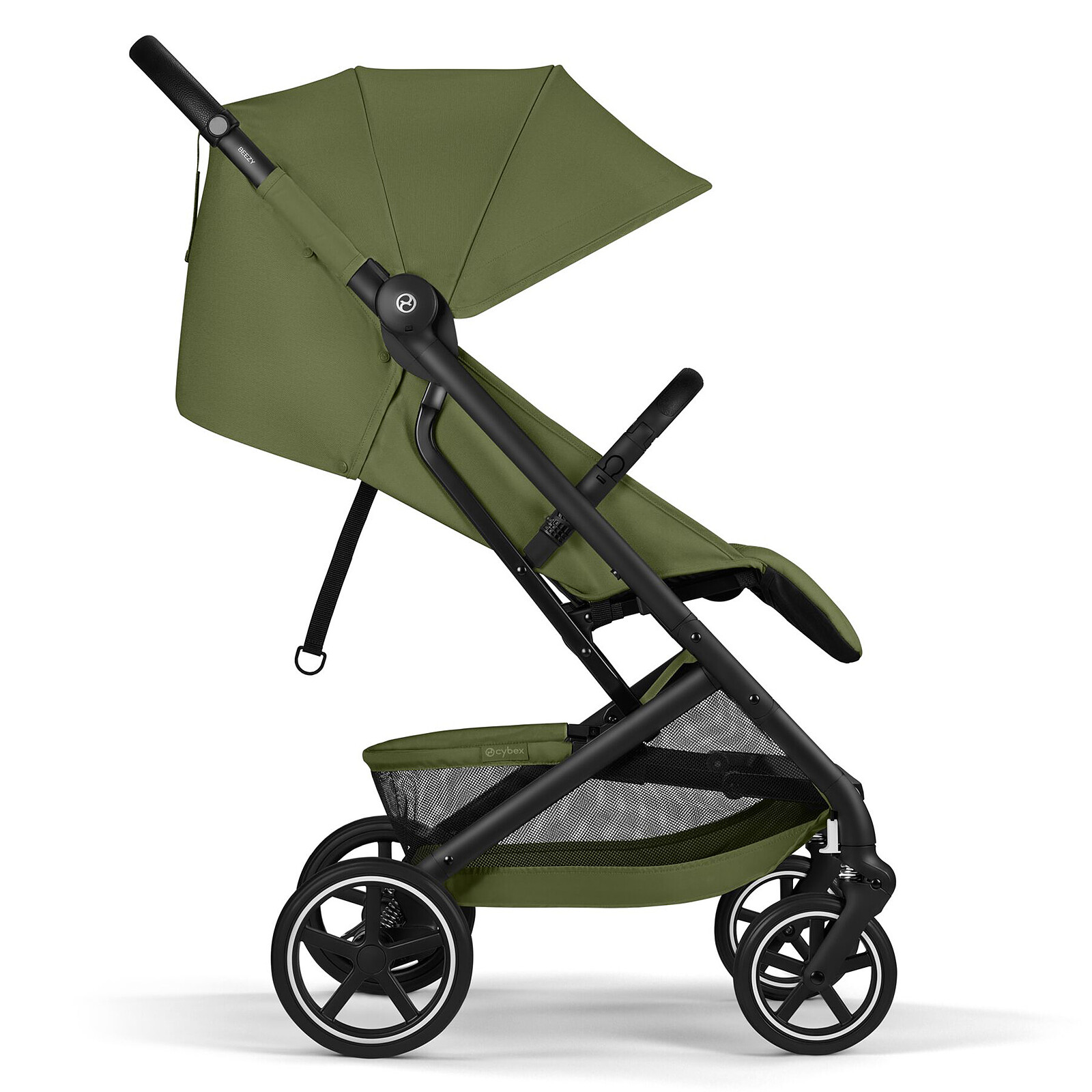 Poussette Citadine Ultra-compacte Beezy Châssis Black - Moss Green Cybex