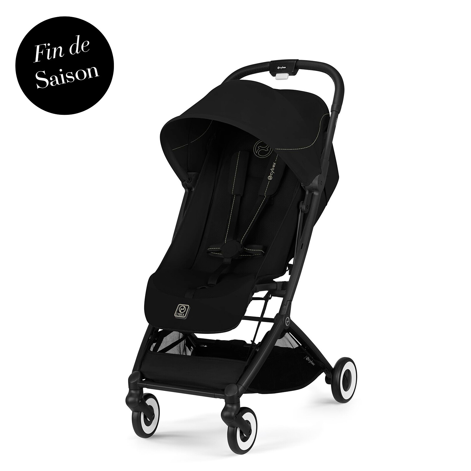 Poussette de Voyage Ultra-compacte Orfeo Châssis Black - Magic Black Cybex