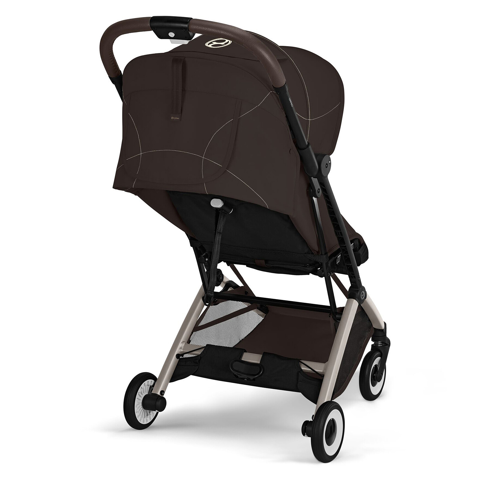 Achat Poussette de Voyage Ultra-compacte Orfeo 2026 Châssis Taupe - Chocolate Brown