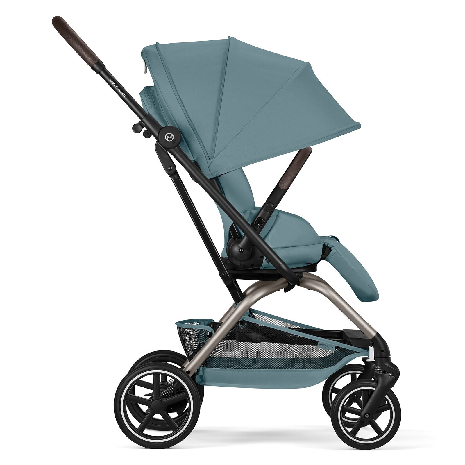 Poussette Compacte Eezy S Twist+2 2026 Châssis Taupe - Stormy Blue pas cher