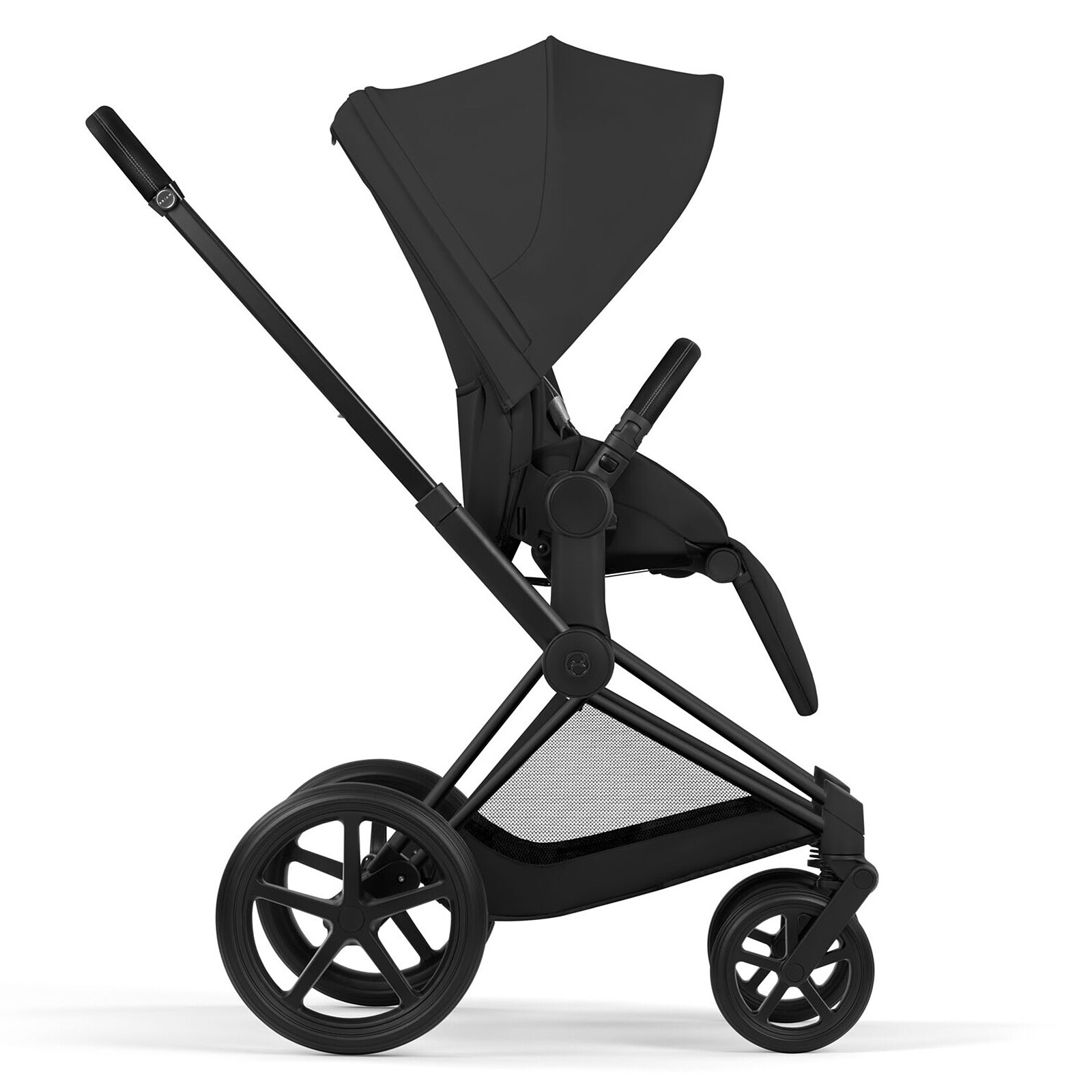 Pack Poussette Priam Confort Matt Black + Nacelle - Sepia Black pas cher