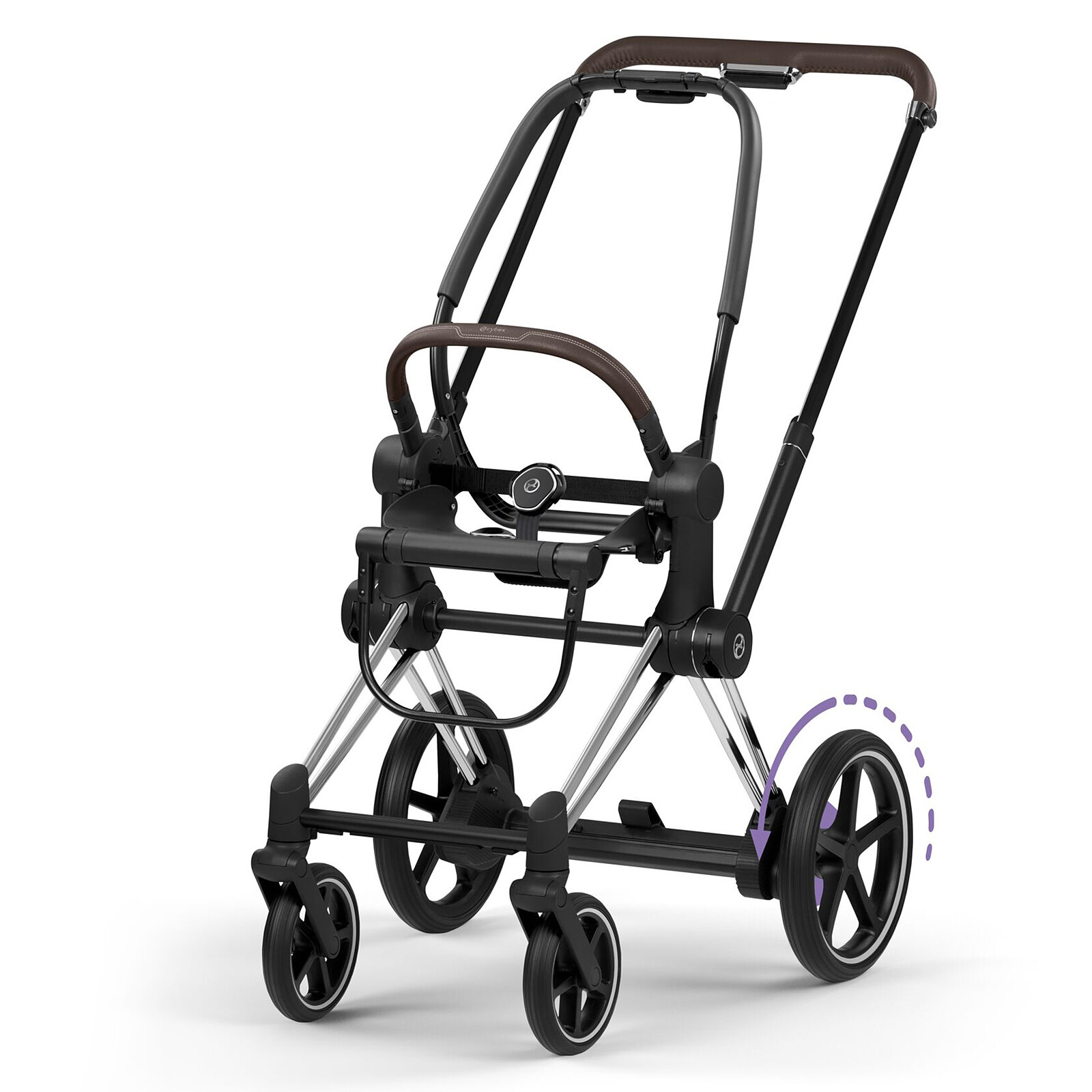 Châssis e-Priam Style 2026 - Chrome Brown Cybex