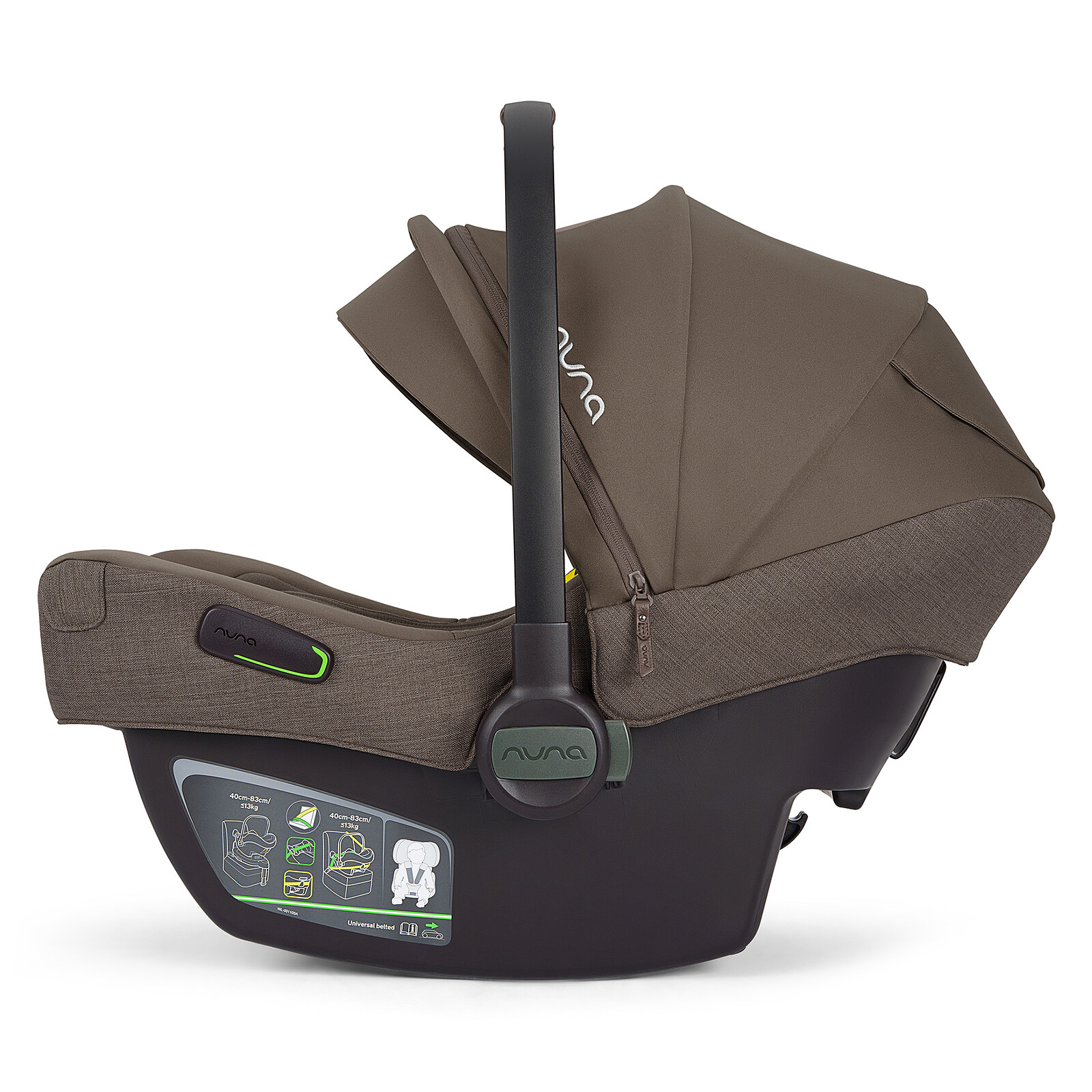 Siège Auto PIPA next i-Size Groupe 0+ - Chestnut Nuna