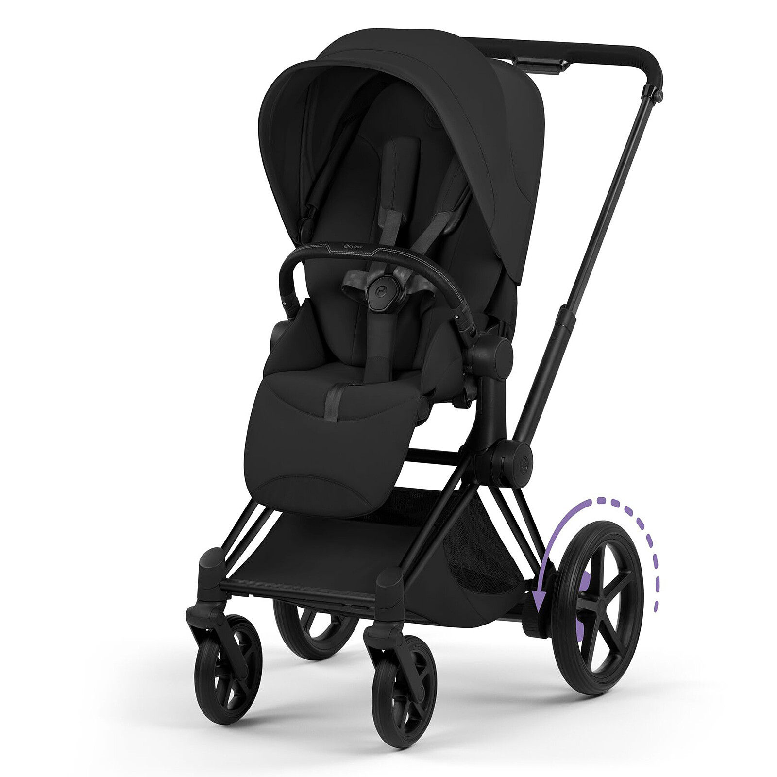 Châssis e-Priam Style 2026 - Matt Black Cybex