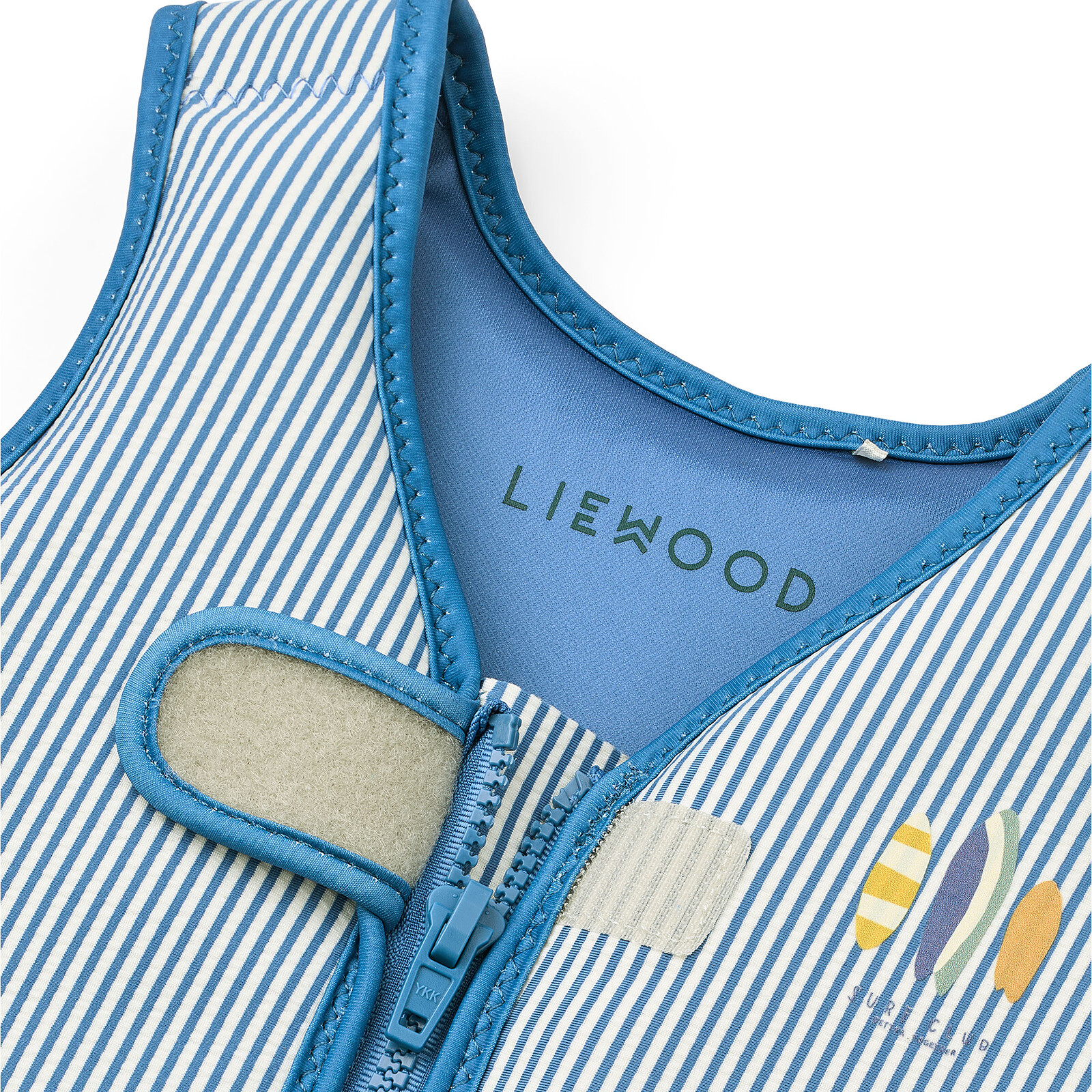 Gilet de Nage Dove Stripe Riverside / Crème de la Crème - 3/4 Ans Liewood
