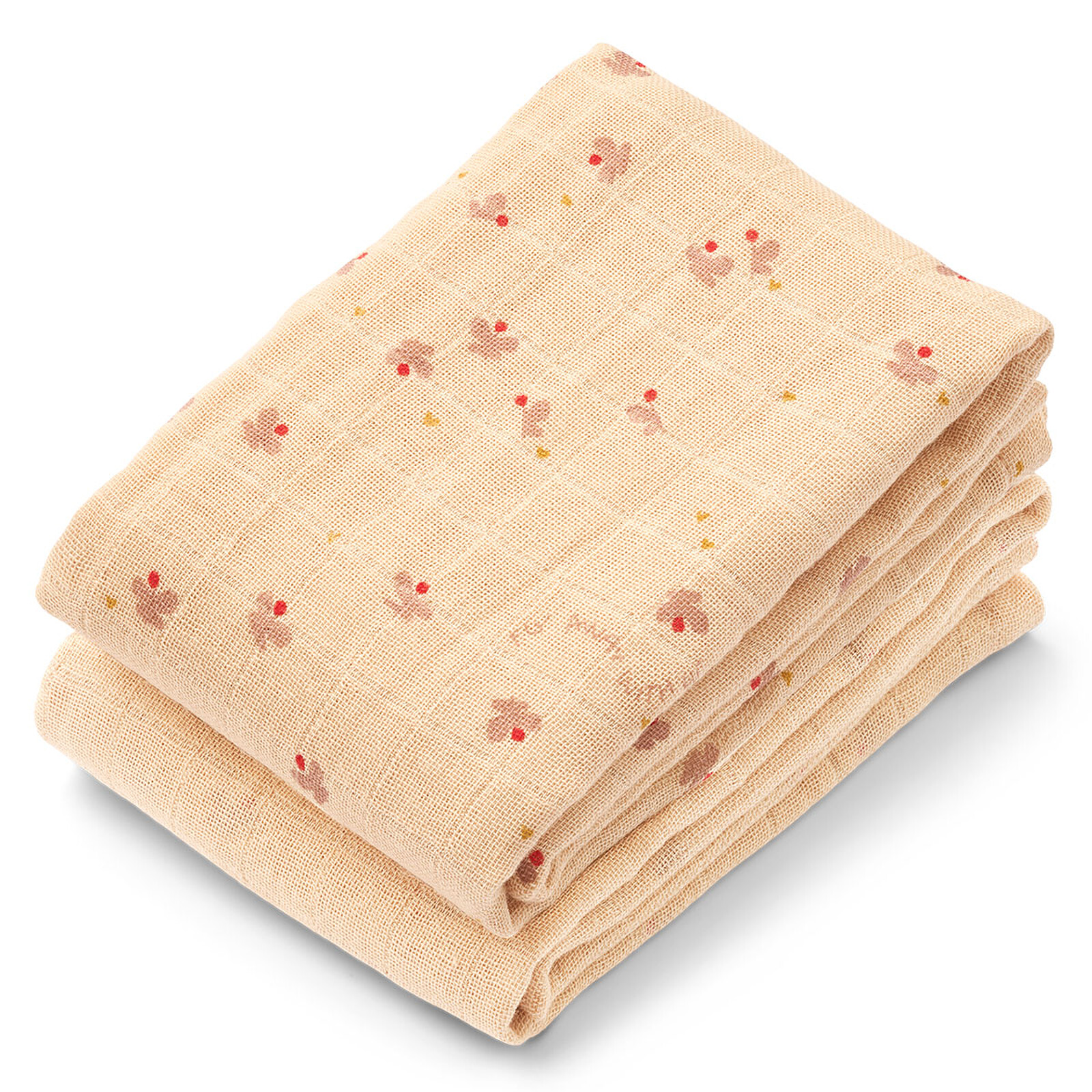 Lot de 2 Langes Lewis - Mini Butterfly / Apple Blossom Mix Liewood