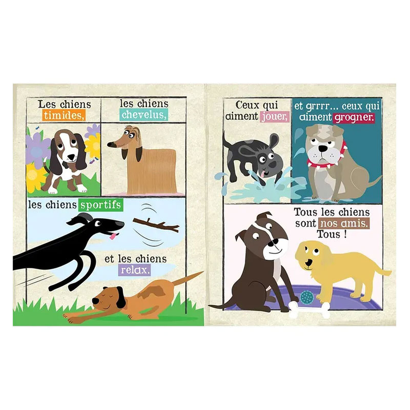 Achat Mon Journal en Tissu - Nos Amis les Chiens