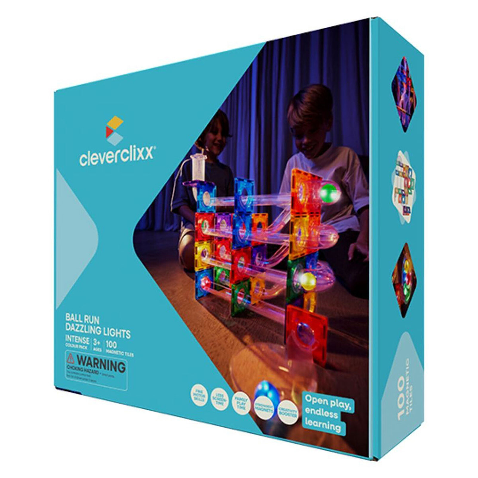 Kit de Parcours à Billes avec Effet Lumineux Cleverclixx