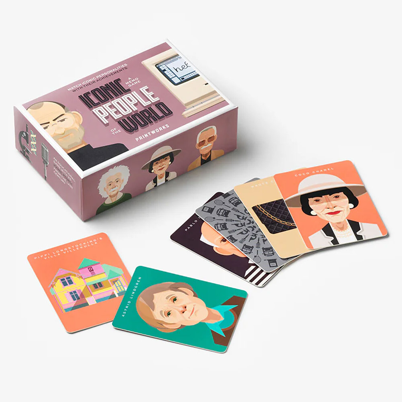 Memo Game - Iconic People  Printworks