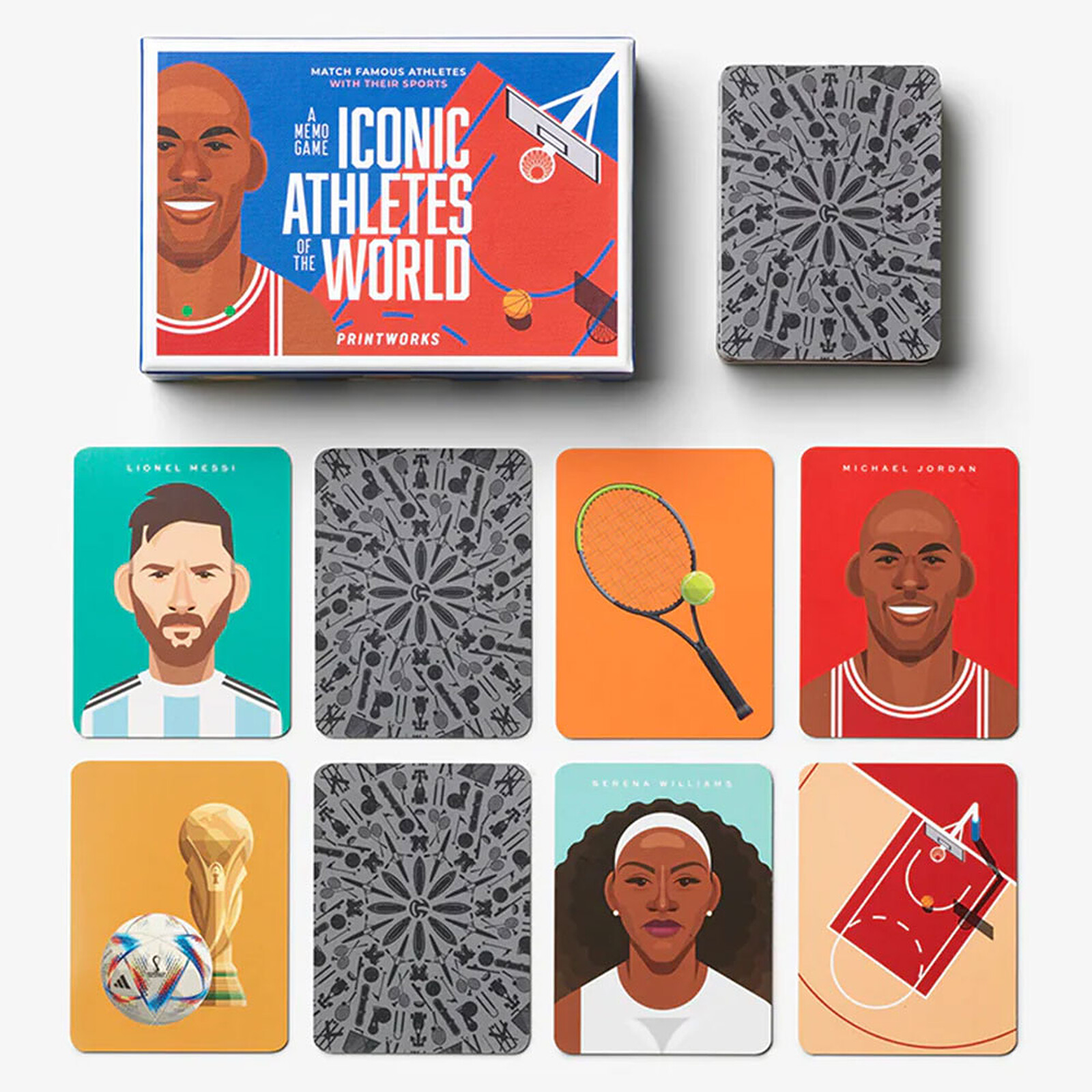 Memo Game - Iconic Athletes Printworks
