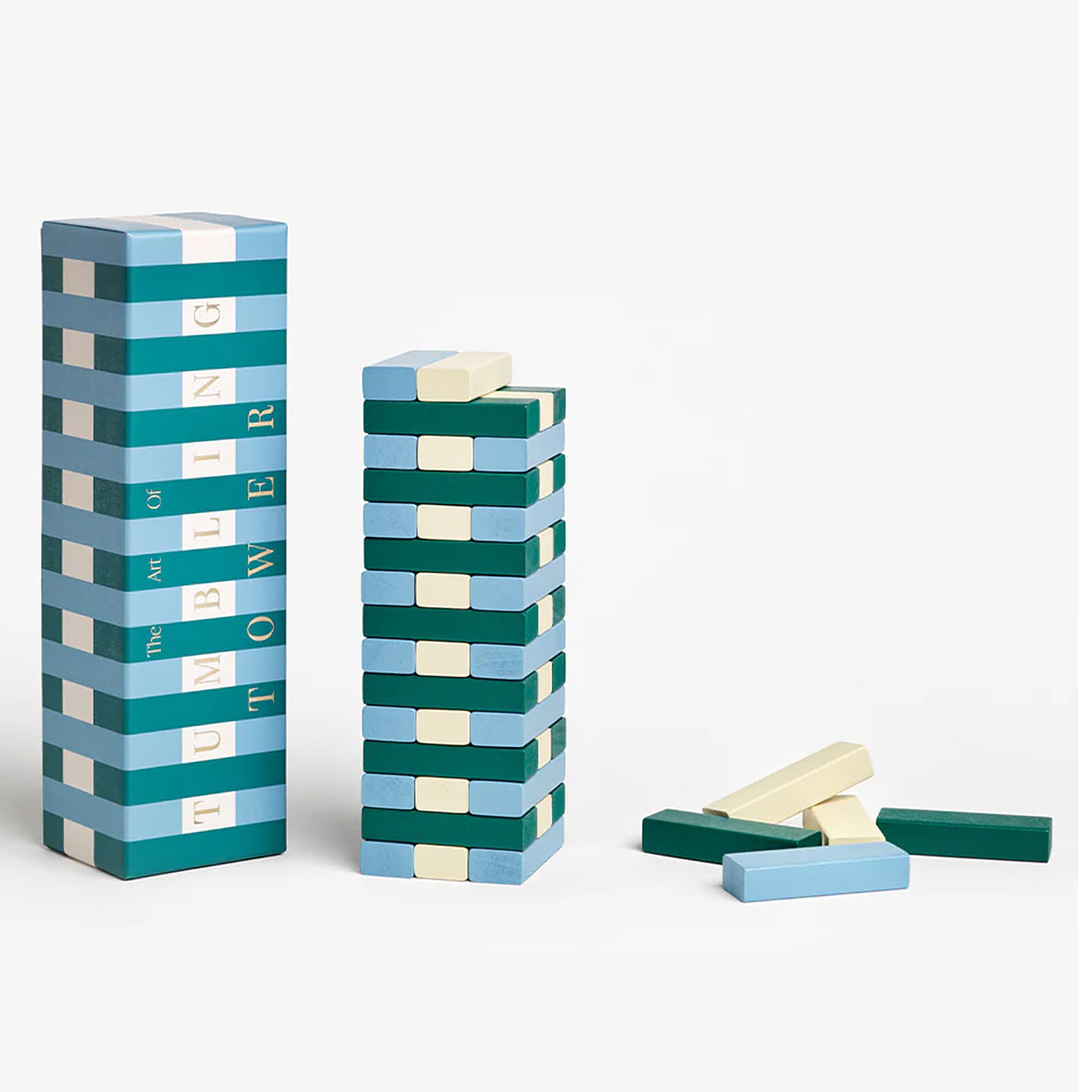 Jeu Tour Chancelante Vert / Bleu - Play  Printworks