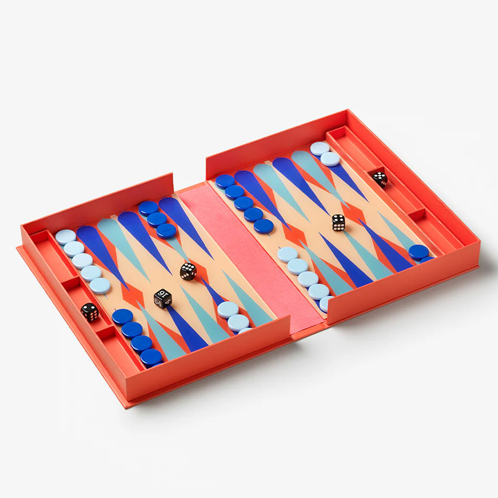 Jeu de Plateau Art of Backgammon Rouge - Classic Printworks